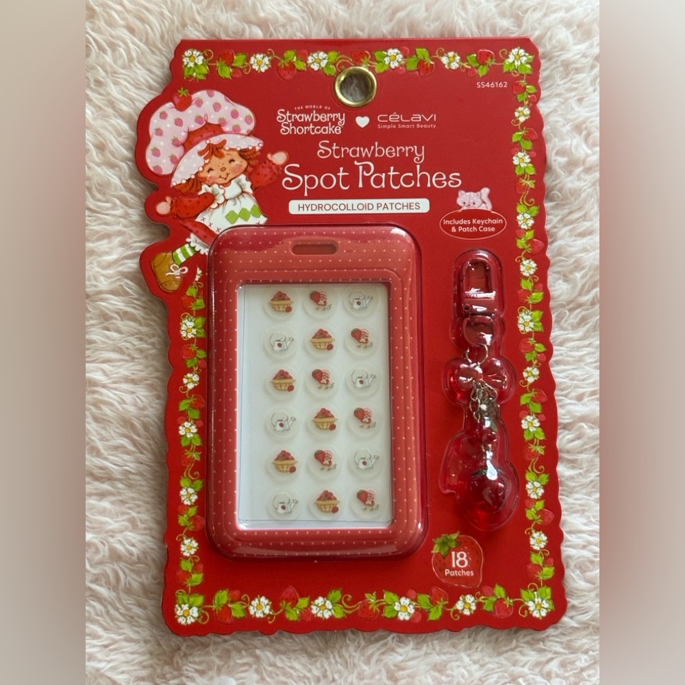 Strawberry Shortcake Strawberry Spot Patches Hydrocolloid Patch Kit - Red